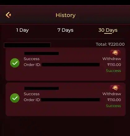 Y1 Game Payment Proof